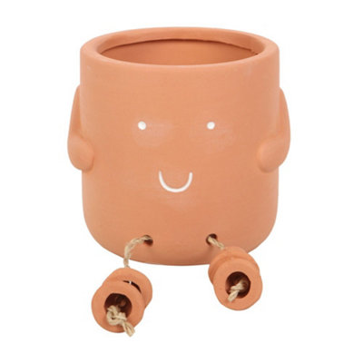 Something Different If Friends Were Flowers Id Pick You Sitting Plant Pot Terracotta (One Size)
