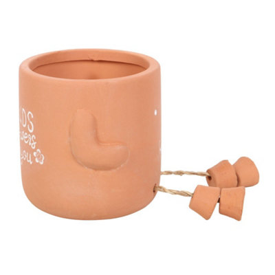 Something Different If Friends Were Flowers Id Pick You Sitting Plant Pot Terracotta (One Size)