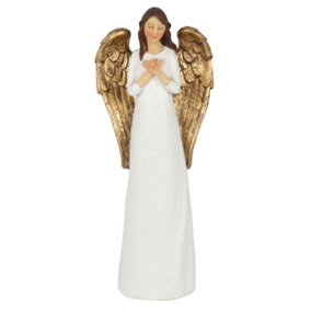 Something Different Kalani Guardian Angel Ornament White/Gold (One Size)
