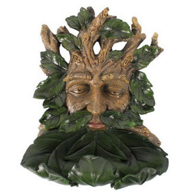 Something Different Large Green Man Bird Feeder Brown/Green (One Size)