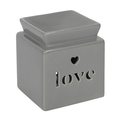 Something Different Love Cut Out Oil Burner Grey (One Size) Price Comparisons | Compare The Build