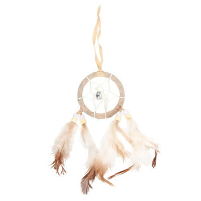Something Different Mini Dreamcatcher Beige One Size Diy At Bandq 