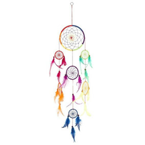 Something Different Multi Rainbow Dreamcatcher Multicoloured (One Size)