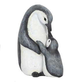 Something Different Mum Waddle I Do Without You Penguin Ornament Grey/White (13cm x 5.5cm x 11cm)
