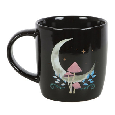 Something Different Mystical Moon Mug Black/Pink (One Size)