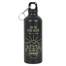 Something Different On The Road Again Metal Water Bottle Black (One Size)