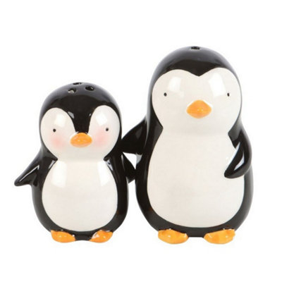 Something Different Penguin Salt and per Shakers Black/White (One Size)