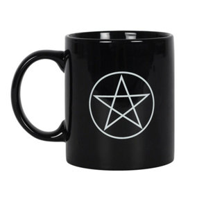 Something Different Pentagram Mug Black (One Size)