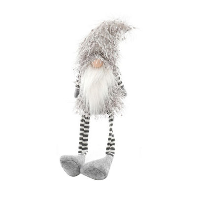 Something Different Plush Dangly Legs Gonk Grey/Black/White (One Size)