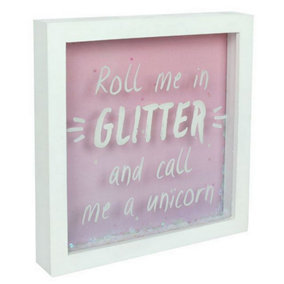 Something Different Roll Me In Glitter Box Frame Pink (One Size)