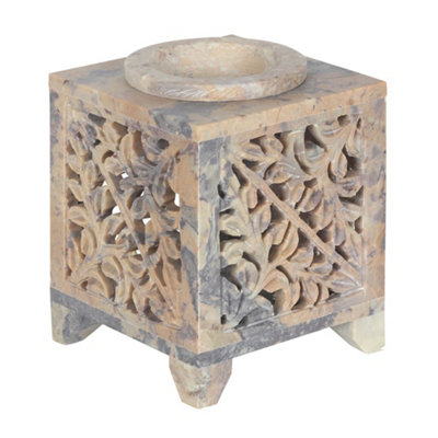 Something Different Soapstone Moroccan Arch Oil Burner Beige (One Size) Price Comparisons | Compare The Build