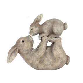 Something Different Some Bunny Loves You Ornament Grey (One Size)