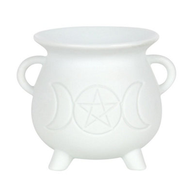 Something Different Triple Moon Oil Burner White (10cm x 10.5cm x 13cm) Price Comparisons | Compare The Build