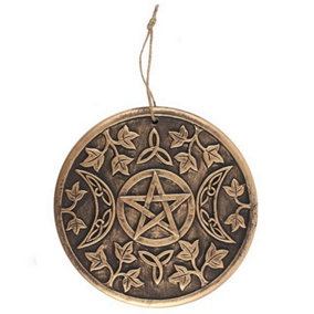 Something Different Triple Moon Terracotta Plaque Copper (One Size)