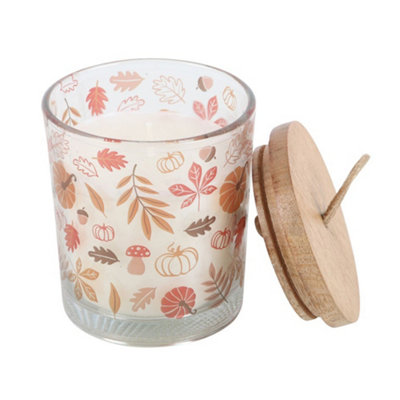 Something Different Warm Vanilla Autumn Leaves Candle Jar Multicoloured (One Size)