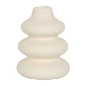 Something Different Wave Vase Cream (One Size)