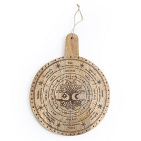 Something Different Wheel Of The Year Chopping Board Wood (One Size)