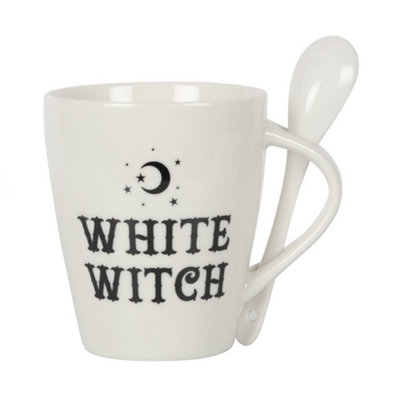 Something Different White Witch Mug Set White (One Size)