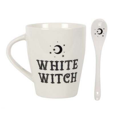 Something Different White Witch Mug Set White (One Size)
