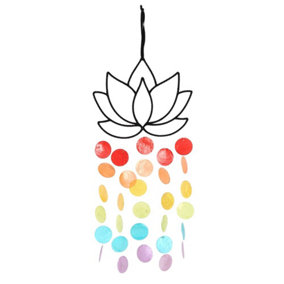 Something Different Wire Lotus Wall Decoration Multicoloured (One Size)