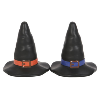 Something Different Witches Hat Salt and per Shakers Black/Blue/Orange (One Size)