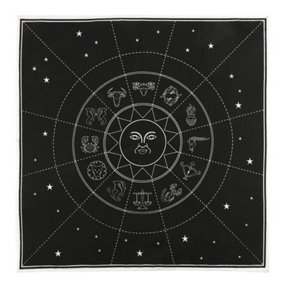 Something Different Zodiac Altar Cloth Black/White (One Size)