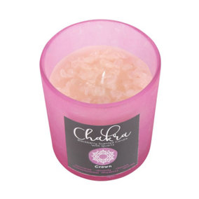 Something Special Blackberry Crown Chakra Scented Candle Pink (One Size)