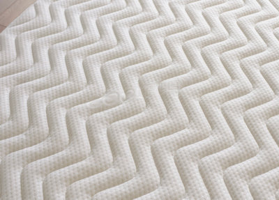 Somnior 15cm Deep Memory Foam Quilted Vacuum Roll Packed Mattress Double DIY at B&Q