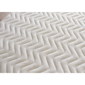 Somnior 15cm Deep Memory Foam Quilted Vacuum Roll Packed Mattress - Double