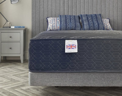 Somnior 28cm Pocket Spring Motion Isolation Memory Foam Mattress 7 Zone ...