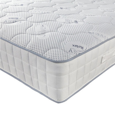 Somnior 4FT Pocket Spring Memory Foam Mattress With High Density Modified Polyether, 120 x 190cm