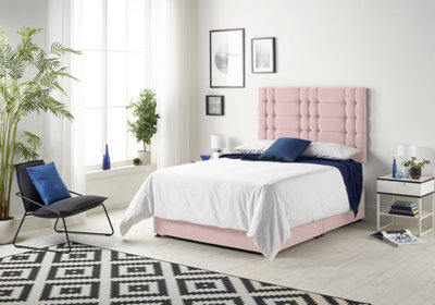 Dusty on sale pink headboard