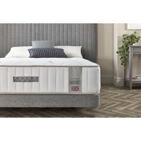 Somnior Midnight Orthopaedic Double Mattress Built with Extra Hybrid Support Features - 4FT6