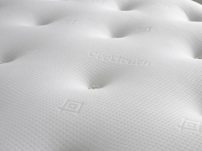 Somnior Platinum Plush Black 4FT6 Memory Foam Divan Bed With 4 Drawers, Mattress & Headboard - Double