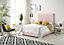 Somnior Platinum Plush Pink 3FT Memory Foam Divan Bed With 2 Drawers, Mattress & Headboard - Single