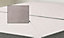 Somnior Platinum Plush Silver Divan Bed Base With 4 Drawers And Headboard - Double