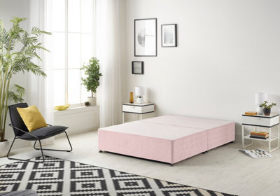 Somnior Plush Pink Platform Divan Base - King