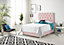 Somnior Premier Plush Pink 3FT Memory Foam Divan Bed With 2 Drawers, Mattress & Headboard - Single