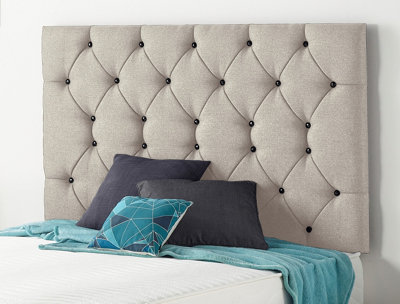 Somnior Premier Silver Plush 3FT Memory Foam Divan Bed With Mattress & Headboard - Single