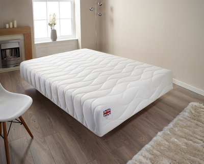 Somnior Quilted Memory Foam Vacuum Roll Packed Mattress Super King at B&Q