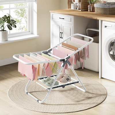 Songmics Foldable Clothes Drying Rack Foldable Portable Space