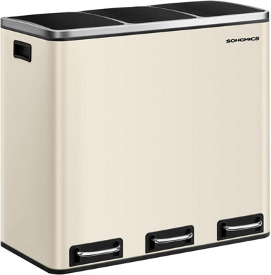 ECOWAN LIVING Recycle Bin, Trash Bin And Laundry Basket Combo
