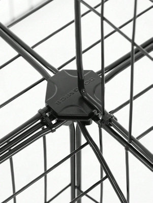 SONGMICS Pet Fence, 2 Levels, Modular Pet Enclosure For Small Animals ...