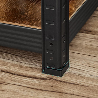 SONGMICS Storage Organizer Shelving Units, Set of 2, Storage Racks ...