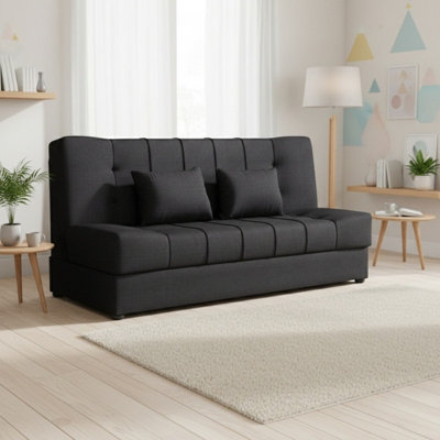 SONIA Sofa Bed with Storage Springs and Foam Stylish Living Room or ...