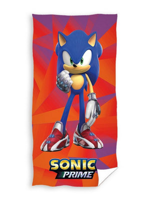 Sonic Prime 100% Cotton  beach and bath Towel Price Comparisons | Compare The Build