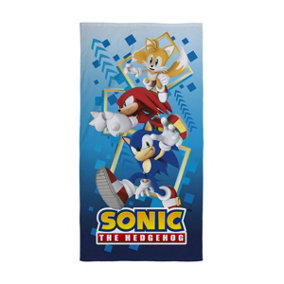 Sonic The Hedgehog Bounce 100% Cotton Towel