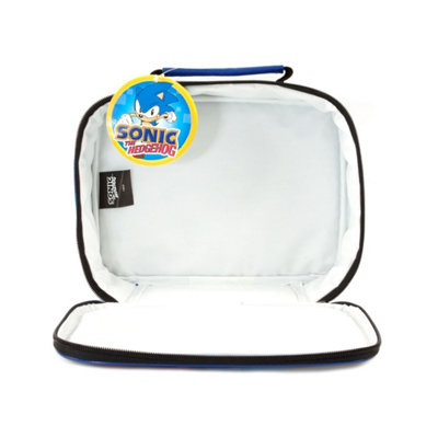 Sonic The Hedgehog Retro Style Gaming Lunch Bag Blue/Black/Orange (One  Size)