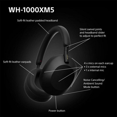 SONY WH-1000XM5ブラック WH-1000XM5 | Wireless Noise Cancelling Headphones | Sony United