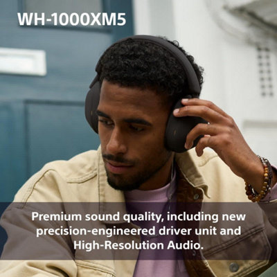 Sony WH-1000XM5 Black Wireless Noise Cancelling Over-Ear
